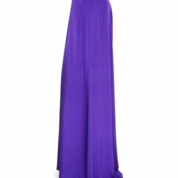SOLD Oscar de la Renta Embellished Purple Gown NWT - Picture 2 of 6
